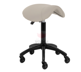 Gabbiano sedlová stolička sivo-béžová D032