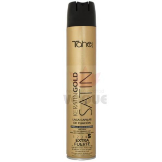 Tahe lak na vlasy SATIN Keratín Gold 400ml, sila 5