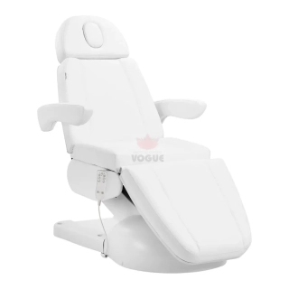 Kozmetické kreslo Azzurro Lux 3m biele s vyhrievaním