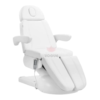 Kozmetické kreslo Azzurro Lux pedi 5m biele