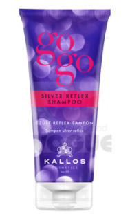 Kallos GOGO Silver modrý šampón na vlasy 200ml
