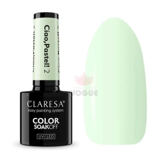 CLARESA CIAO, PASTEL! Hybridný lak na nechty č. 2. 5g