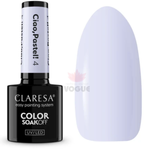 Claresa Ciao, Pastel! Hybridný lak na nechty č.4,  5G