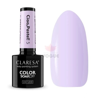 Claresa Ciao, Pastel! Hybridný lak na nechty č.5, 5g