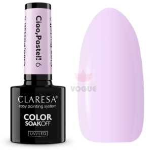 Claresa Ciao, Pastel! Hybridný lak na nechty č.6, 5g