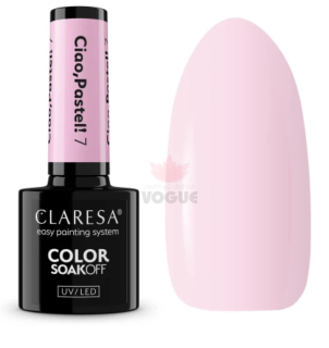Claresa Ciao, Pastel! Hybridný lak na nechty č.7, 5g