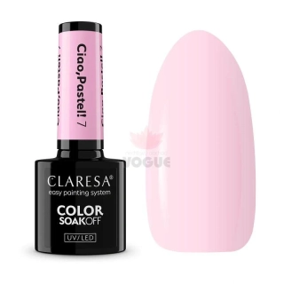 Claresa Ciao, Pastel! Hybridný lak na nechty č.7, 5g
