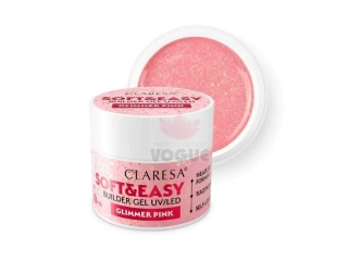 Claresa gél na nechty 45g Glimmer Pink