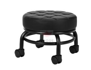 Nízka stolička na pedikúru  H13 čierna