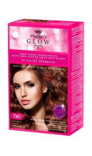 Kallos Glow farba na vlasy ticiánovočervená 740