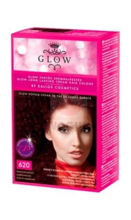 Kallos Glow farba na vlasy fialovočervená 620