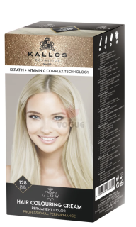 Kallos Glow farba na vlasy perlová blond 128