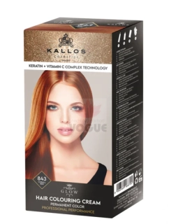 Kallos Glow farba na vlasy korálová červená 843