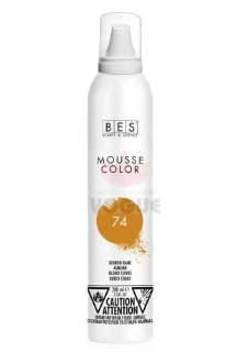 BES Farebné penové tužidlo, medená blond č. 74, 200ml