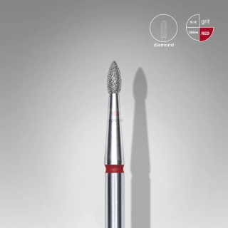 Staleks Diamantový brúsny nadstavec - “bud” red - FA60R018/4