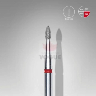 Staleks Diamantový brúsny nadstavec - “bud” red - FA60R018/4