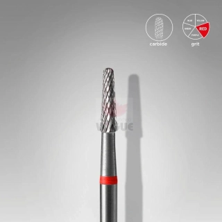 Staleks Karbidový brúsny nadstavec - “cone” red - FT71R023/8