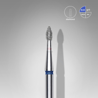 Staleks Diamantový brúsny nadstavec - “bud” blue - FA60B018/4