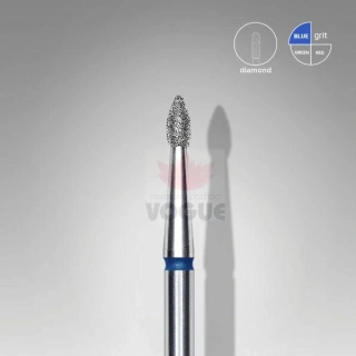 Staleks Diamantový brúsny nadstavec - “bud” blue - FA60B018/4
