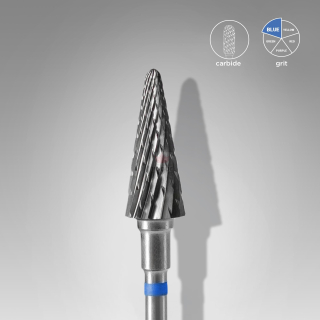 Staleks Karbidový brúsny nadstavec - “cone” blue - FT71B060/14