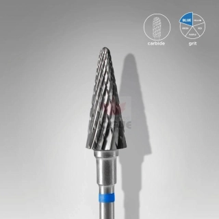 Staleks Karbidový brúsny nadstavec - “cone” blue - FT71B060/14