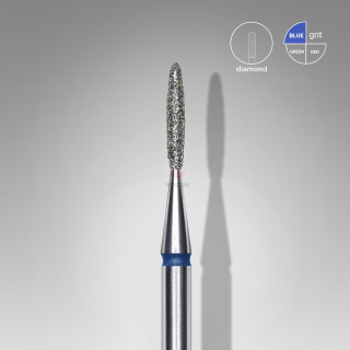 Staleks Diamantový brúsny nadstavec - “flame” blue - FA10B014/8