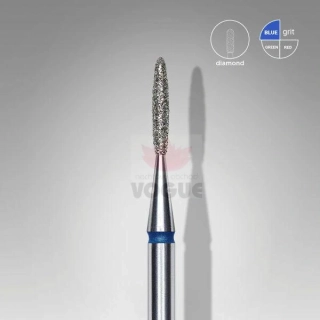 Staleks Diamantový brúsny nadstavec - “flame” blue - FA10B014/8
