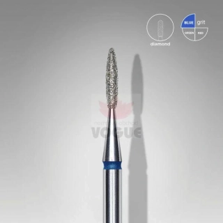 Staleks Diamantový brúsny nadstavec - “flame” blue - FA10B016/8