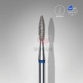 Staleks Diamantový brúsny nadstavec - “flame” blue - FA10B021/8