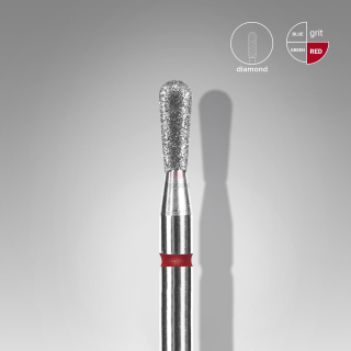 Staleks Diamantový brúsny nadstavec - “match” red - FA120R023/5
