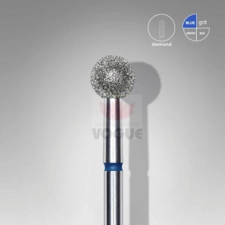 Staleks Diamantový brúsny nadstavec - “ball” blue 5mm - FA01B050
