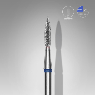 Staleks Diamantový brúsny nadstavec - “flame” blue - FA11B018/8
