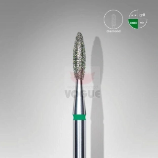 Staleks Diamantový brúsny nadstavec - “flame” green - FA10G021/8