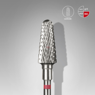 Staleks Karbidový brúsny nadstavec - “frustum” red - FT70R060/14