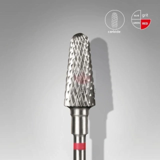 Staleks Karbidový brúsny nadstavec - “frustum” red - FT70R060/14