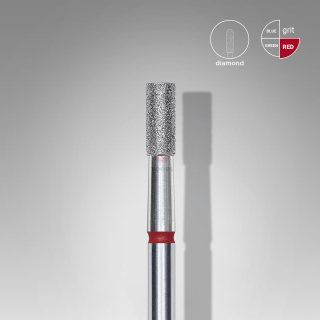 Staleks Diamantový brúsny nadstavec - “cylinder” red - FA20R025/6