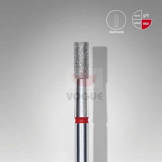 Staleks Diamantový brúsny nadstavec - “cylinder” red - FA20R025/6