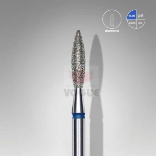 Staleks Diamantový brúsny nadstavec - “flame” blue - FA10B023/10