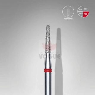 Staleks Diamantový brúsny nadstavec - “frustum” red - FA70R018/8