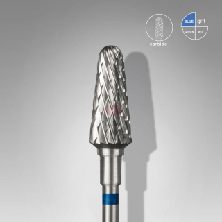 Staleks Karbidový brúsny nadstavec - “frustum” blue - FT70B060/14