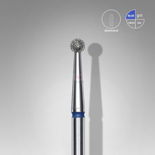 Staleks Diamantový brúsny nadstavec - “ball” blue 2,5mm - FA01B025