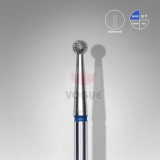 Staleks Diamantový brúsny nadstavec - “ball” blue 2,5mm - FA01B025