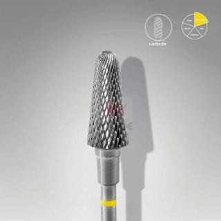 Staleks Karbidový brúsny nadstavec - “frustum” yellow - FT70Y060/14