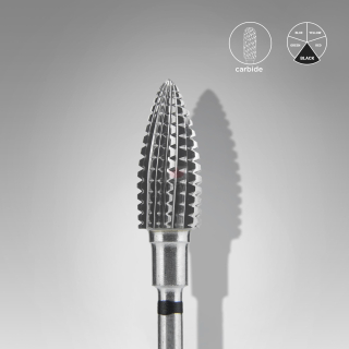 Staleks Karbidový brúsny nadstavec - “pine cone” black hard - FT110H060/14