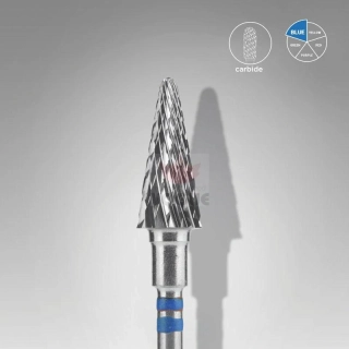 Staleks Karbidový brúsny nadstavec pre ľavákov - “cone” blue - FT73B060/14