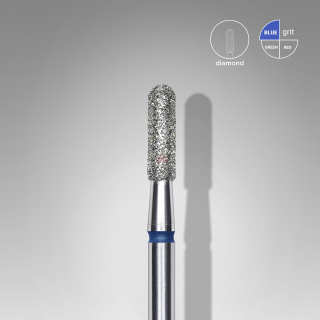 Staleks Diamantový brúsny nadstavec zaoblený - “cylinder” blue - FA30B023/8