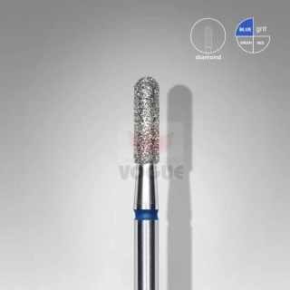 Staleks Diamantový brúsny nadstavec zaoblený - “cylinder” blue - FA30B023/8