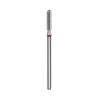 Staleks Diamantový brúsny nadstavec zaoblený - “cylinder” red - FA30R025/10