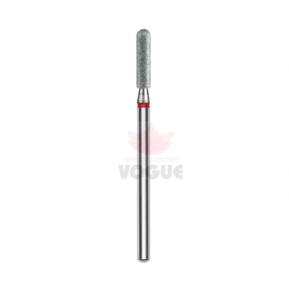 Staleks Diamantový brúsny nadstavec zaoblený - “cylinder” red - FA30R025/10