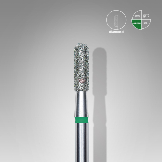 Staleks Diamantový brúsny nadstavec zaoblený - “cylinder” green - FA30G023/8